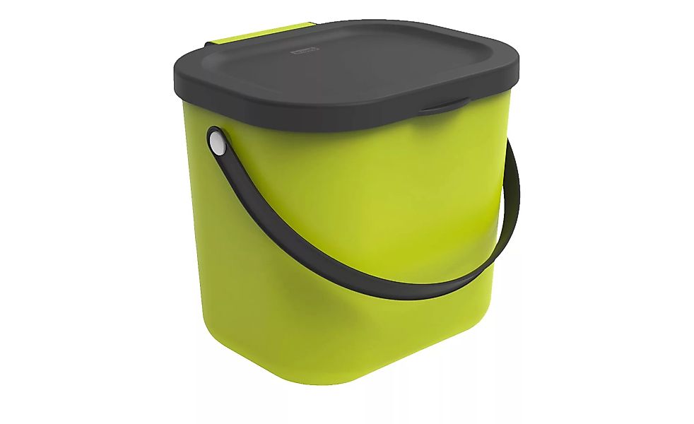 Rotho Abfallbehälter 6 Liter  Albula - grün - Kunststoff - 23,5 cm - 20,8 c günstig online kaufen