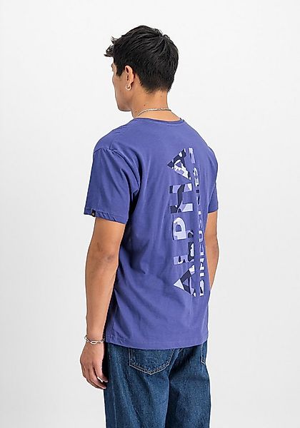 Alpha Industries T-Shirt Backprint T-Shirt Camo Print günstig online kaufen