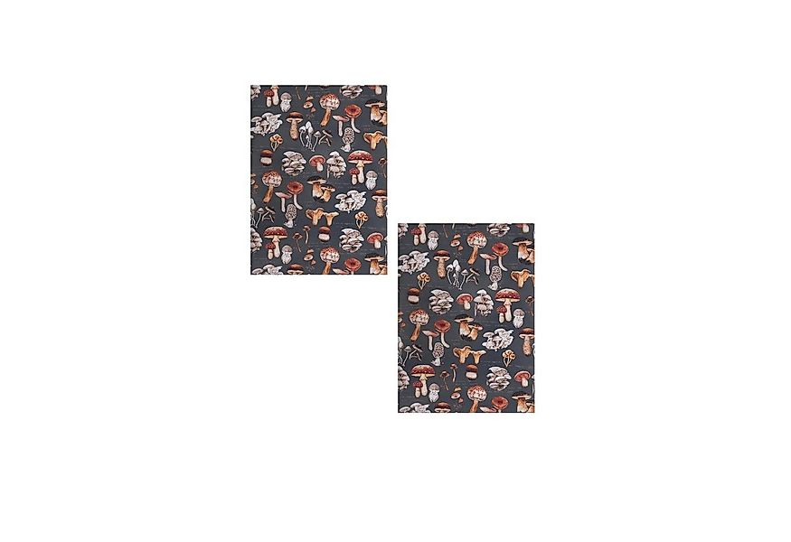Magma Heimtex Geschirrtuch 2er Set Pilze Digitaldruck 50x70cm Landhausstil günstig online kaufen