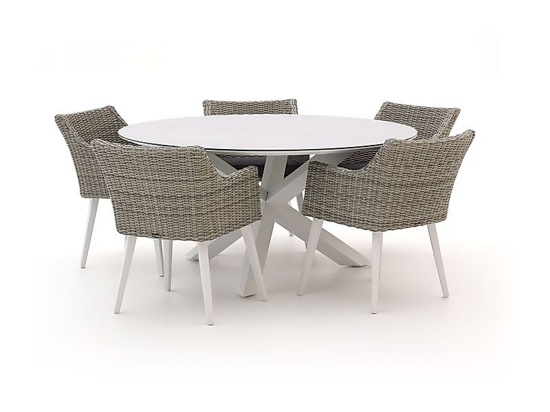 Manifesto Matese/Ferrone ø 150 cm Gartenmöbel-Set 6-teilig günstig online kaufen