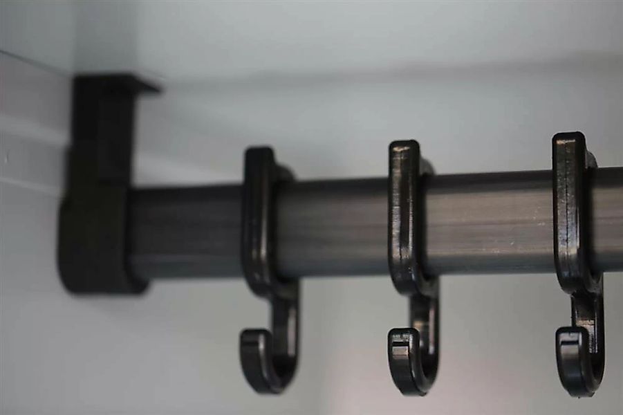 Steelboxx Spind Garderobenschrank Stahl Kleiderspind 180 x 41,5 x 50cm S/W günstig online kaufen