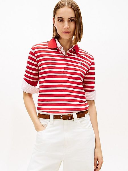 Tommy Hilfiger Poloshirt TH SCRIPT LYOCELL ZIP SS POLO günstig online kaufen