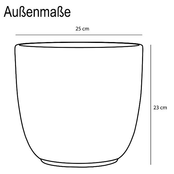 Annastore Übertopf Blumenübertopf - Keramik Übertopf günstig online kaufen