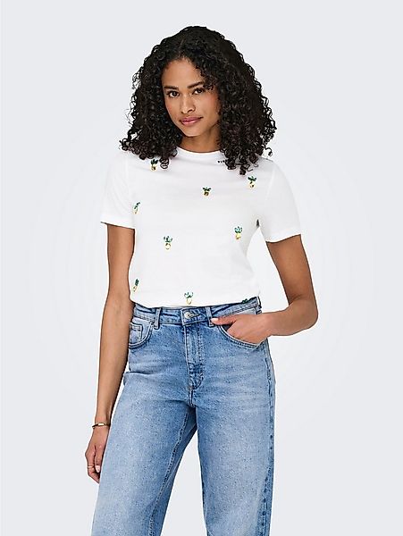 ONLY Kurzarmshirt ONLKITA LIFE REG S/S PINEAPPLE TOP JRS günstig online kaufen