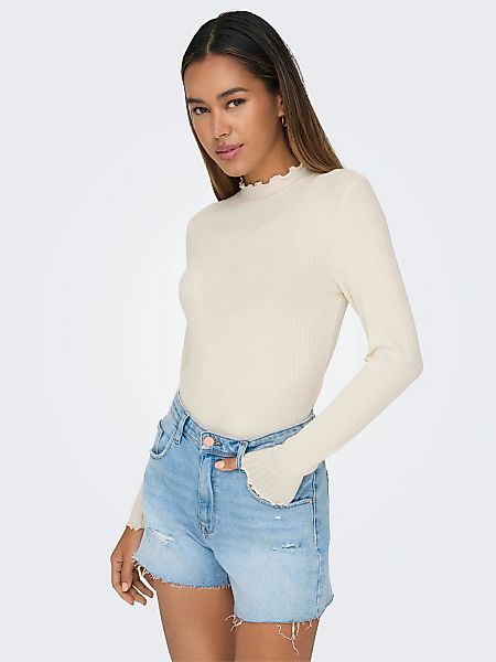 JDY Langarmbluse "JDYFRANSISKA L/S HIGHNECK TOP JRS NOOS" mit gewellten Säu günstig online kaufen