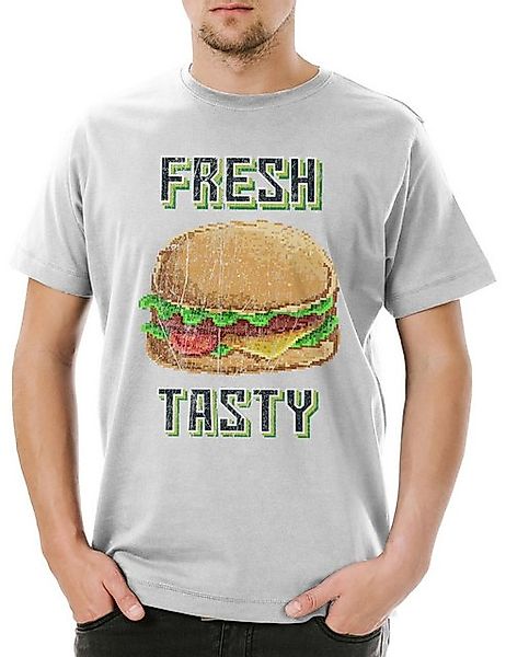 Urban Backwoods Print-Shirt Urban Backwoods Fresh Tasty Herren T-Shirt Hell günstig online kaufen