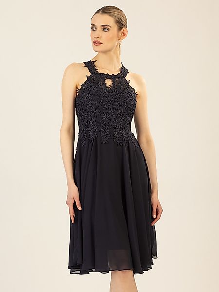 Apart Cocktailkleid aus einer Plastischen Spitze günstig online kaufen