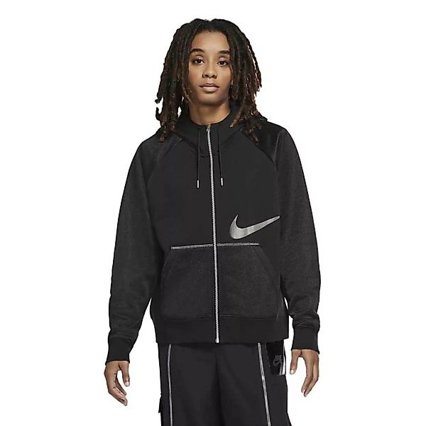 Nike Sportswear Icon Clash Sweatshirt Mit Reißverschluss XS Black / Black / günstig online kaufen