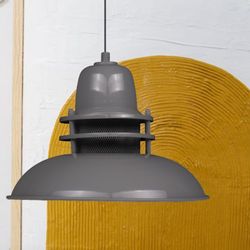 Bamyum Pendelleuchte Bamyum Hängelampe Rot Metall günstig online kaufen