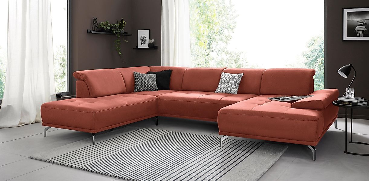 Places of Style Wohnlandschaft "Caluna", Inkl.Sitztiefenverstellung, wahlwe günstig online kaufen