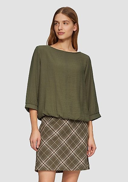 s.Oliver 3/4-Arm-Shirt T-Shirt Fabricmix-Shirt im Relaxed günstig online kaufen