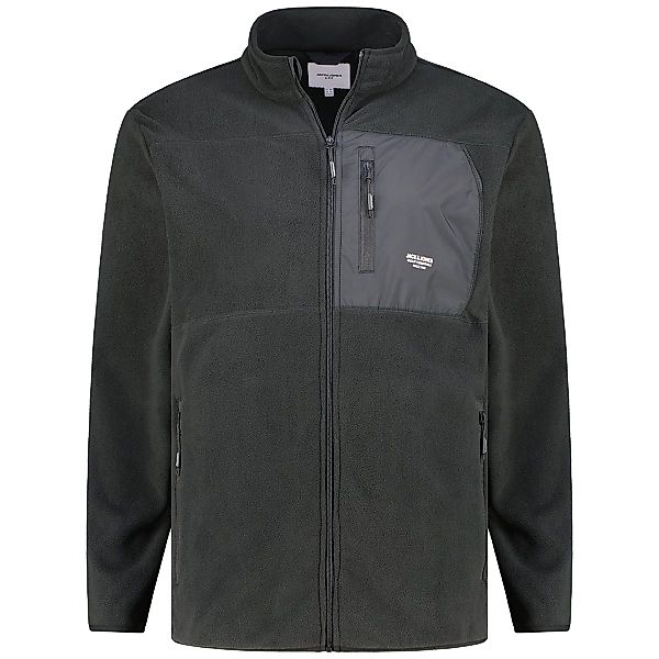 Jack&Jones Fleecejacke Farbe schwarz Größe: 6XL günstig online kaufen
