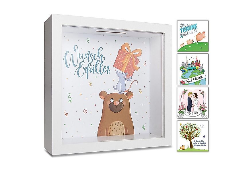 GLÜCKSWOLKE Spardose mit 6 Motive zur Auswahl, (Wunscherfüller, Dream Big, günstig online kaufen