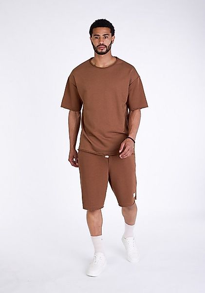 Denim Distriqt Trainingsanzug 2 Teiler Freizeitanzug Shorts mit T-Shirt Bra günstig online kaufen