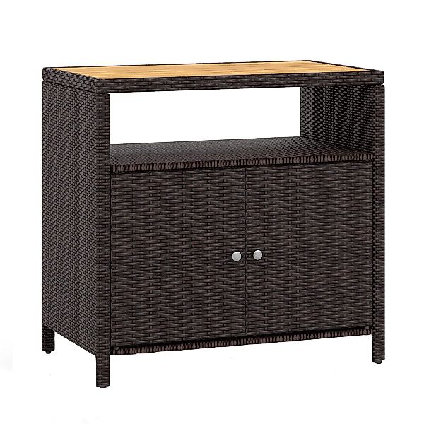 KOMFOTTEU Garten-Geräteschrank, Aufbewahrungsschrank mit Doppeltür, 90x53x6 günstig online kaufen