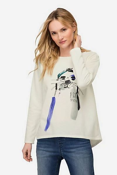 Laurasøn Sweatshirt Sweatshirt oversized Robben Print Rundhals Langarm günstig online kaufen