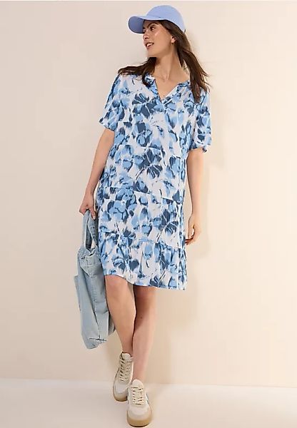 Gemustertes Crepe-Kleid günstig online kaufen