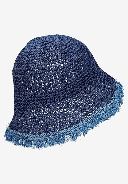 Strohhut, jeans blue, Sommer-Kollektion günstig online kaufen