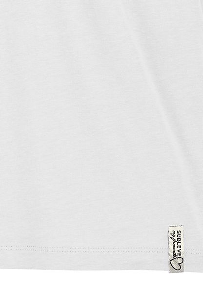 SUBLEVEL T-Shirt Gestreiftes mit Rundhalsausschnitt aus günstig online kaufen