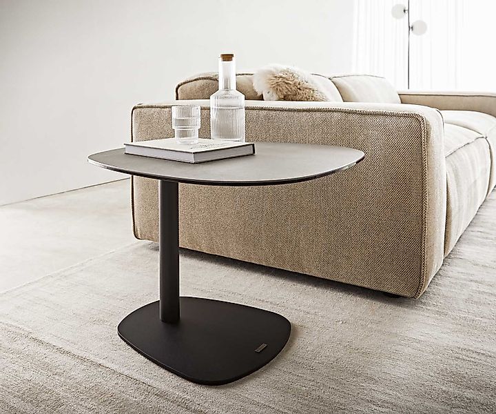 DELIFE Couchtisch Elenya, Keramik Aspetto Concreto Betonfarbig 60x60 cm Ges günstig online kaufen