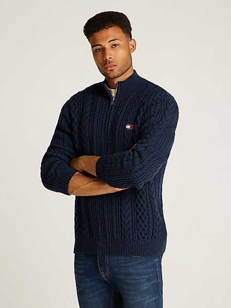 Tommy Jeans Stehkragenpullover TJM REG CABLE günstig online kaufen