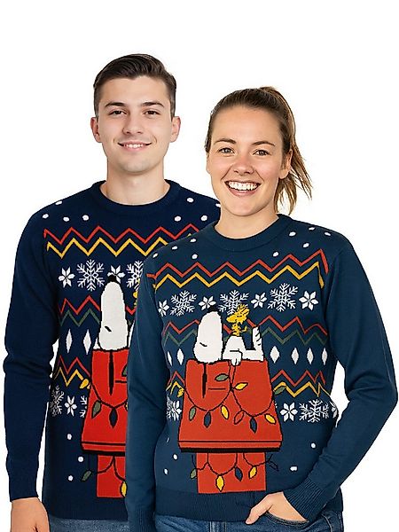 United Labels® Weihnachtspullover Peanuts Snoopy Winterpullover Winter Stri günstig online kaufen
