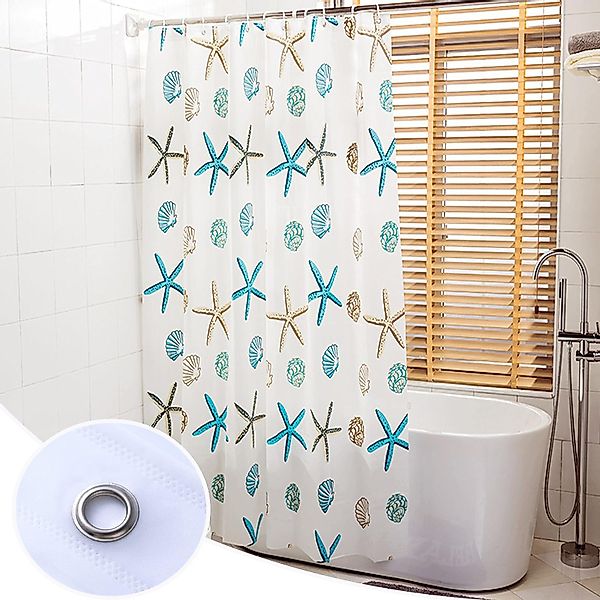 Jibenhome Duschrollo Duschvorhang Wasserdicht PEVA-Duschvorhang mit günstig online kaufen