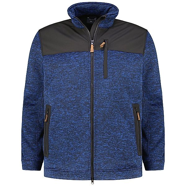Blue Wave Strickfleecejacke, wasserabweisend Farbe marine Größe: 5XL günstig online kaufen