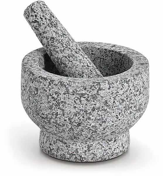 Zeller Present Mörser »& Stößel-Set, Granit, grau«, natürliches Material, 2 günstig online kaufen
