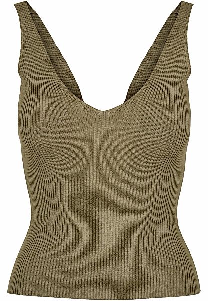 URBAN CLASSICS Muskelshirt "Urban Classics Damen Ladies Rib Knit Top", (1 t günstig online kaufen