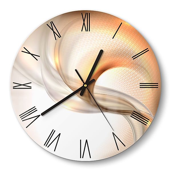 DEQORI Wanduhr 'Schwingungen im Licht' (Glas günstig online kaufen