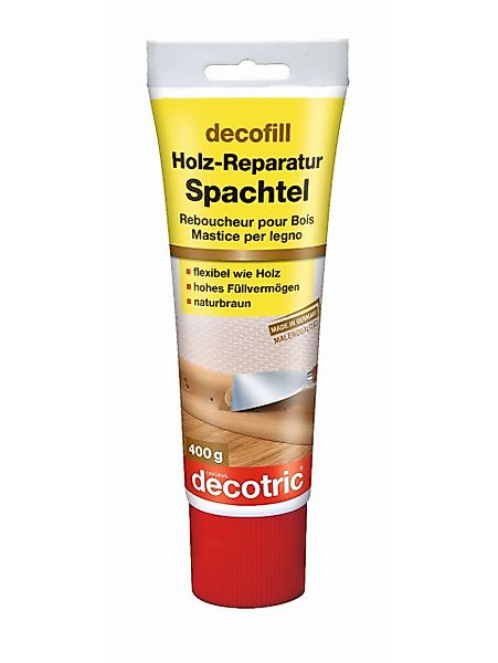 decotric® Spachtelmasse decofill Holz-Reparatur-Spachtel Braun 400 günstig online kaufen