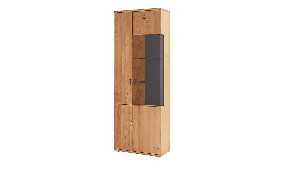 Woodford Kombi-Vitrine  Rosiro ¦ holzfarben ¦ Maße (cm): B: 75 H: 209 T: 37 günstig online kaufen