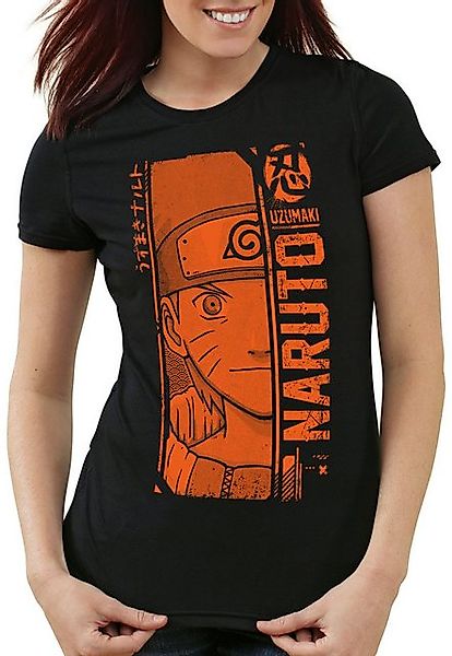 style3 T-Shirt Orange Naruto ninja anime manga cosplay kakshi hatake günstig online kaufen