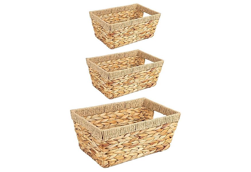 IDIMEX Aufbewahrungskorb SINTRA (Set), Flechtkorb 3er Set, Regalkorb, Aufbe günstig online kaufen