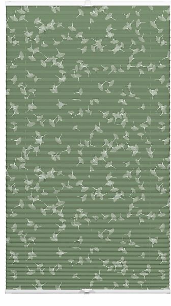 GARDINIA Plissee "Dekor Ginkgo Oesyter Mushroom" blickdicht ohne Bohren ver günstig online kaufen