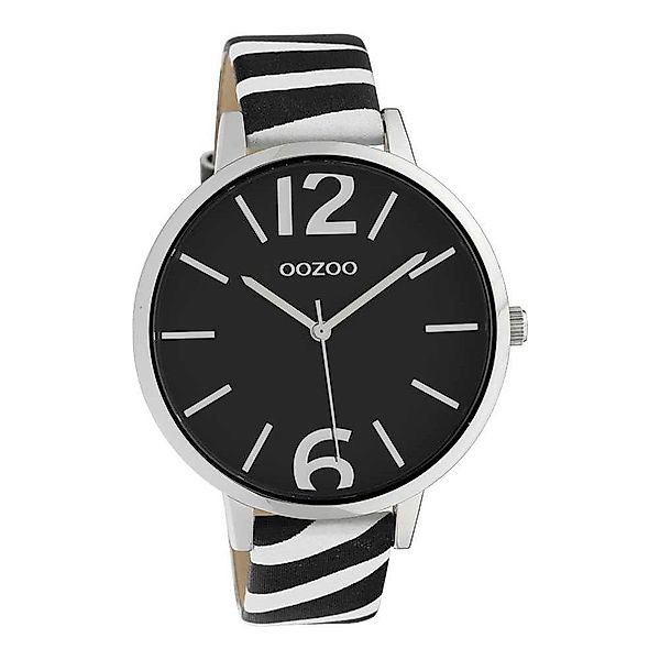 OOZOO Quarzuhr Damenuhr C10214 Schwarz Lederband günstig online kaufen
