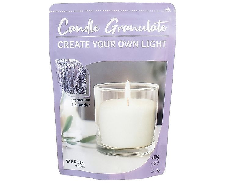 Viana Duftkerze Kerzensand Wachsgranulat Lavendel Duftkerzen DIY Set 400g günstig online kaufen