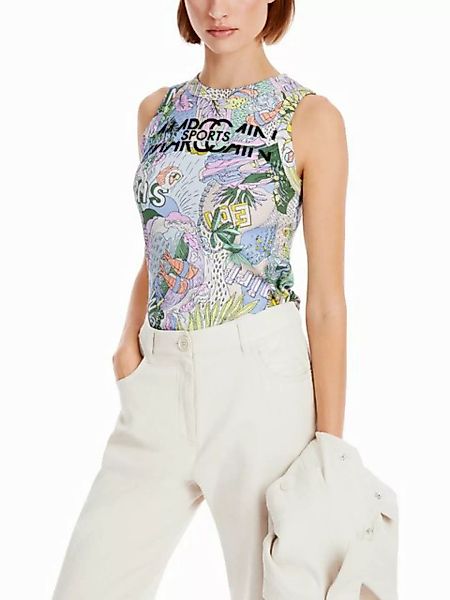 Marc Cain Tanktop "Sky Colours" Premium Damenmode Tank-Top im Sushi-Dessin günstig online kaufen