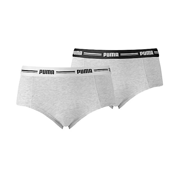 PUMA Panty "PUMA WOMEN MINI SHORT 2P", (2er Pack), schmaler Logo-Gummibund günstig online kaufen