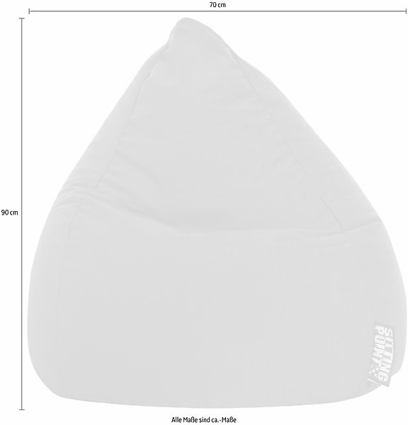 Sitting Point Sitzsack Easy 120 l Tomate günstig online kaufen