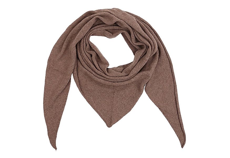 MIRROSI Dreieckstuch Strick Dreiecksschal aus Laine Wolle, 160x65cm, Schlic günstig online kaufen