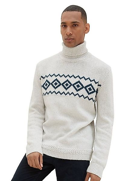 TOM TAILOR Strickpullover NEP TURTLENECK mit Wolle günstig online kaufen