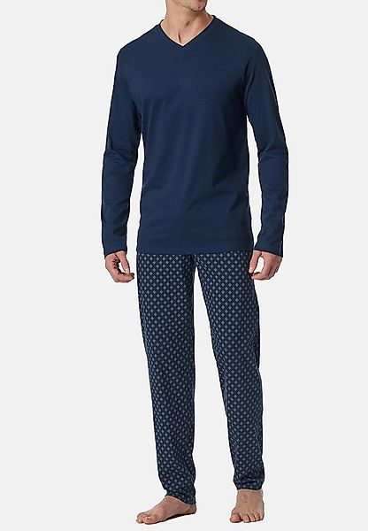 Schiesser Pyjama Casual Essentials (Set, 2 tlg) Schlafanzug - Baumwolle - A günstig online kaufen