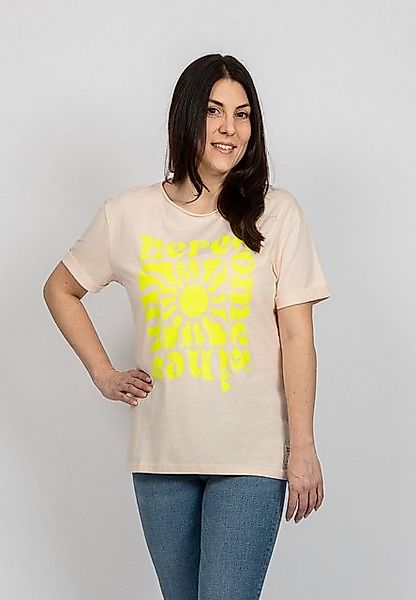 salzhaut T-Shirt KŌPHŪS Damen Oversized Der Frühling ist da! bequemes T-Shi günstig online kaufen