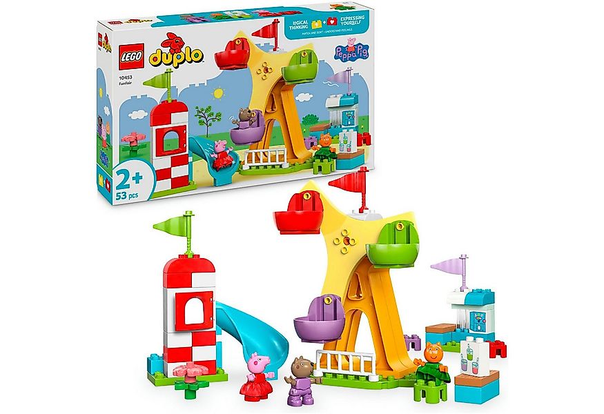 LEGO® Jahrmarkt (10453), LEGO® DUPLO Peppa Pig Konstruktionsspielsteine, (5 günstig online kaufen