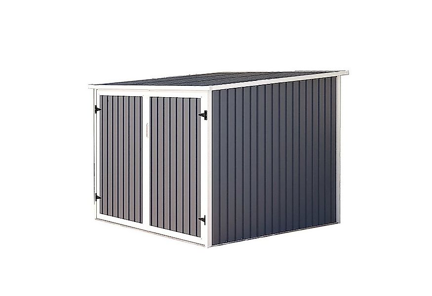 HATTORO Garage, Fahrradgarage, Fahrradbox, Bikebox, stabil, Grau günstig online kaufen