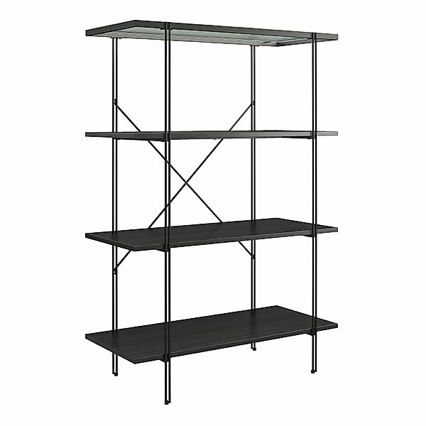 loft24 Standregal Wainwright, Bücherregal, Metallgestell, 4 günstig online kaufen