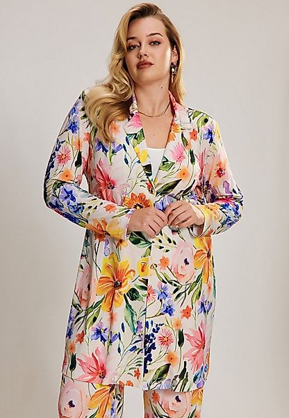 YOEK Jackenblazer Damen Blazer mit Druck günstig online kaufen