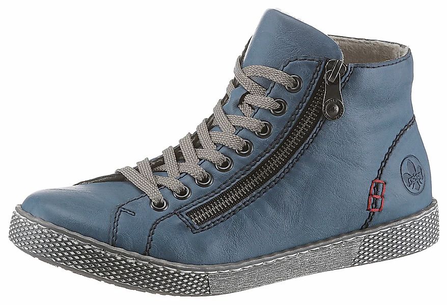 Rieker Schnürboots, Schnürstiefelette, Casual-Boots mit Reißverschluss auße günstig online kaufen